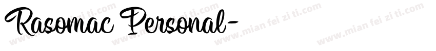 Rasomac Personal字体转换